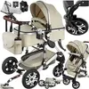 tectake® - Multifunctionele Kinderwagen Mats - 2-in-1 Babywagen inclus...