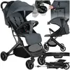 tectake® - Buggy kinderwagen Finn - Lichtgewicht plooibuggy - Inklapba...