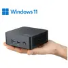 Mini PC CSL Narrow Box Black 16 Go RAM 500 Go M.2 SSD Windows 11 Pro