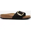 Birkenstock Madrid Big Buckle Slippers - Dames - Zwart - Maat 42