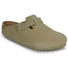 Birkenstock Boston Suede Leather Sandales Vert - 38