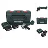 Metabo W 18 L 9-125 602247510 Haakse accuslijper 125 mm 18 V 4.0 Ah