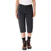 Vaude Women's Farley Stretch Capri III - Capri - Dames - Zwart - Maat 38