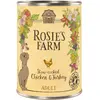 6x400g Rosie's Farm Adult poulet, dinde - Pâtée pour chien