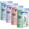 6x5L lot mixte (Classic, Flower power, Lavender & Aloe vera) Crystals Tigerino Litière pour chat