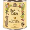 6x800g  Adult Huhn & Truthahn Rosie's Farm Hundenassfutter
