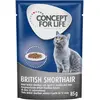 12x85g British Shorthair Adult Concept for Life - Pâtée pour chat