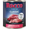 6x800g Rocco Classic boeuf, dinde - Pâtée pour chien