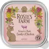 16x100g Adult agneau, poulet Rosie's Farm - Pâtée pour chat