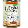 12x400g Catessy Bouchées en sauce canard, foie - Pâtée pour chat
