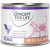 24x200g Veterinary Diet Renal Concept for Life saumon humide chat adul...