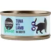 6x70g Cosma Nature thon, agneau - Pâtée pour chat