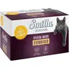 24x100g Smilla Sterilised en barquettes dinde, fromage - Pâtée pour chat