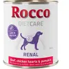 12x800g Rocco Diet Care Renal boeuf, coeurs de poulet, potiron - Pâtée...