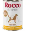 Rocco Diet Care Hepatic poulet, flocons d'avoine, fromage cottage pour chien 6 x 400 g