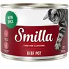 6x200g boeuf boeuf, canard Smilla - Pâtée pour chat