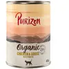 6x400g Organic bio : poulet, oie, potiron Purizon Boîtes pour chat : -15 % !