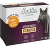Smilla Sterilised Bouchées aux légumes 12 x 85 g pour chat - dinde, ha...