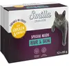 Smilla Hair & Skin Bouchées aux légumes 12 x 85 g pour chat - poulet, ...