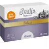 Smilla Deluxe Mousse 12 x 85 g pour chat - dinde, basilic
