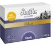 Smilla Deluxe Bouchées 12 x 85 g pour chat - poulet, courgettes, carottes