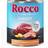 Rocco Junior 6 x 800 g pour chiot - boeuf, saumon, pommes de terre