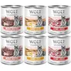 Wolf of Wilderness Senior  Expedition  6 x 800 g pour chien - lot mixt...