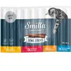 Smilla Long Sticks 10 x 5 g pour chat - lot mixte 1  (poulet & canard, dinde & lapin, saumon & truite, boeuf & foie)