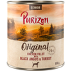 6x 800g Purizon Senior filet de poulet avec boeuf Black-Angus & Dinde ...