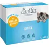 Smilla Kitten Bouchées en sauce aux légumes pour chat - poulet, carott...