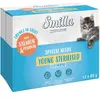 Smilla Young Sterilised Bouchées en sauce avec légumes pour chat - sau...