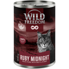 6x400g Ruby Midnight - porc, boeuf, lapin -sans céréales Wild Freedom Adult "Red "nourriture humide pour chat