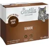 Smilla Senior Bouchées en sauce aux légumes pour chat - lot mixte (12 ...