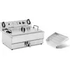 ROYAL CATERING Friteuse À Beignets Friteuse À Donut Friteuse Pâtisserie Inox 16 l 3000 W