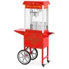 Machine à pop-corn - ROYAL CATERING - Design rétro - 1600 W - Rouge - 6 kg/h
