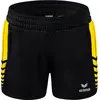Erima Six Wings Worker Short Dames - Zwart / Geel | Maat: 42