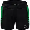 Erima Six Wings Worker Short Dames - Zwart / Smaragd | Maat: 42