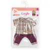 Corolle Corolle BB30 CHEMISE À CARREAUX & PANTALON PETIT EXPLORATEUR