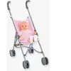 Mes Accessoires Poupons Corolle Bb36/42/52 Poussette Canne Rose