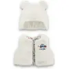 Corolle winterset babypop 36cm - poppenkleding wit polyester.