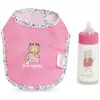 Mes Accessoires Poupons Corolle Bb36/42 Bavoir + Biberon Magique