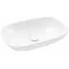 Villeroy & Boch Opzetwastafel, 620x420 mm, met overloop, alpine wit