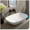 Villeroy & Boch Vasque rectangle à poser Loop & Friends non meulé, 56 x 38, blanc, vasque avec trop plein 4A490001