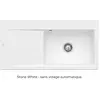 Evier - VILLEROY & BOCH - Subway Style 60 - 1 bac - Egouttoir à droite...