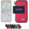 Casio Graph Light avec Housse de Protection WYNGS incluse Rose - Calcu...