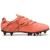 Puma Attacanto Junior FG/AG Football Boots - Red/Black - J11.