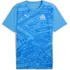 Puma, Hommes, T-shirt de sport, OM Prematch SS Jersey (S), Bleu, S