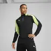 Puma individualliga 1/4 zip top in de kleur zwart.