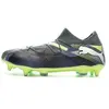 Chaussures de football Noir/Vert Homme Puma Future 7 Match MxSG