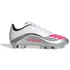 adidas F50 Messi Club FG Junior - White, White 38 2/3
